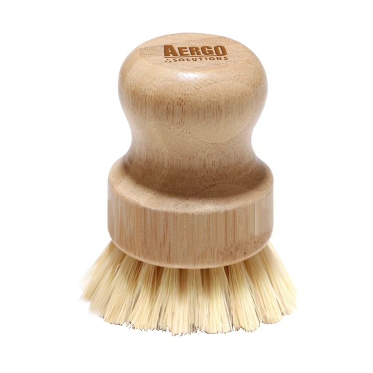 Escova esfoliante de bambu personalizada