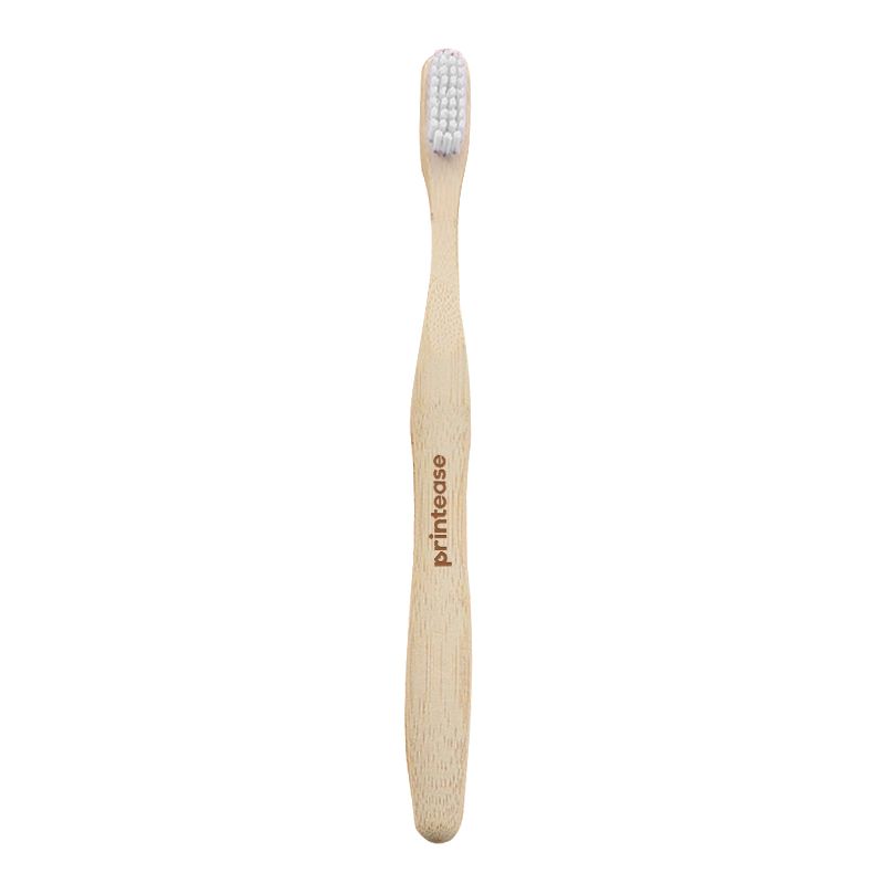 Escova de dentes ecológica de bambu para adultos com formato de talha personalizada