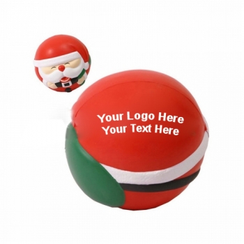 Bolas de Papai Noel com logotipo promocional