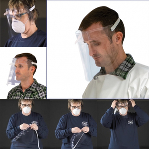 Proteção facial Preserve-A-Mask - em branco