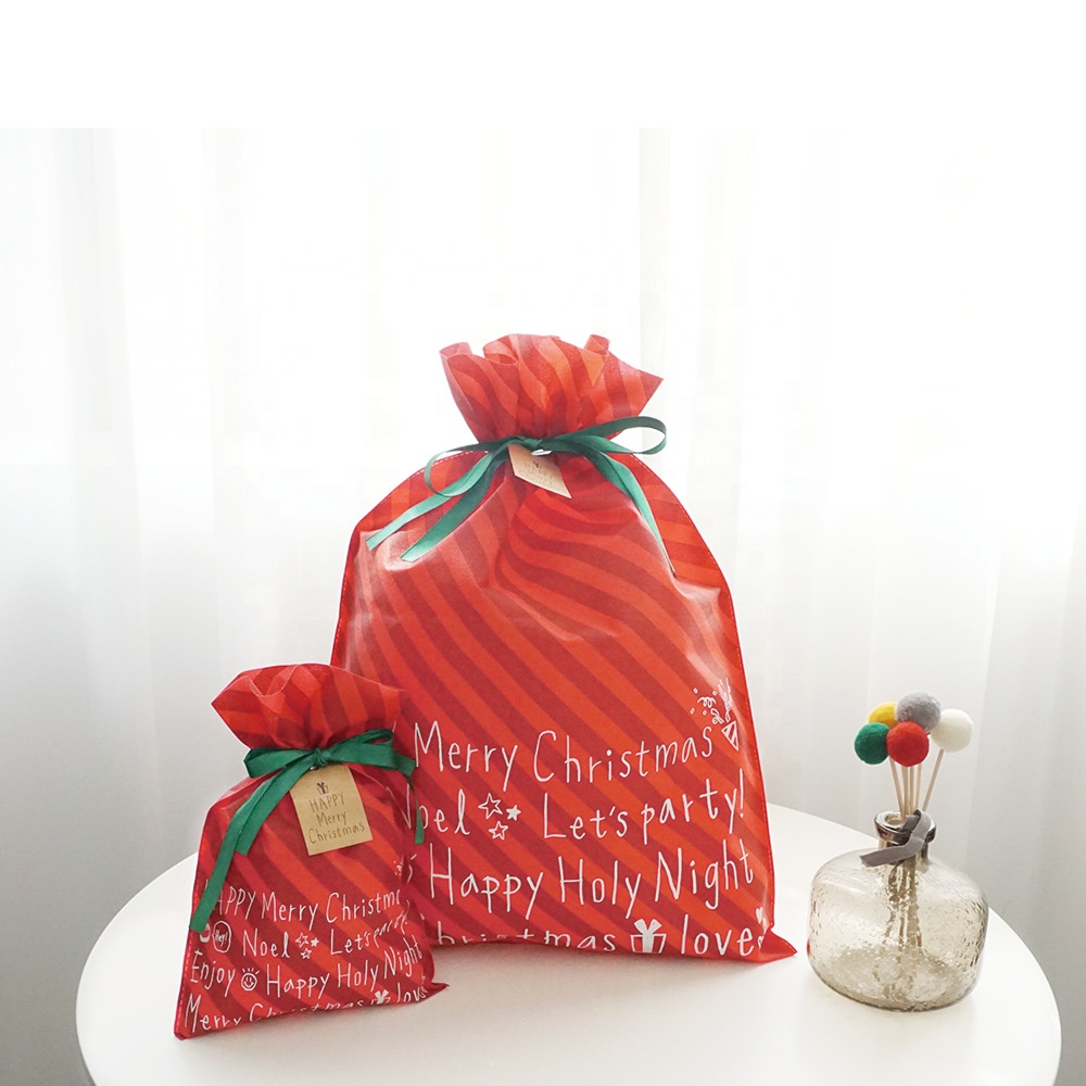 Sacos para presentes de Natal com impressão personalizada de lembrancinhas