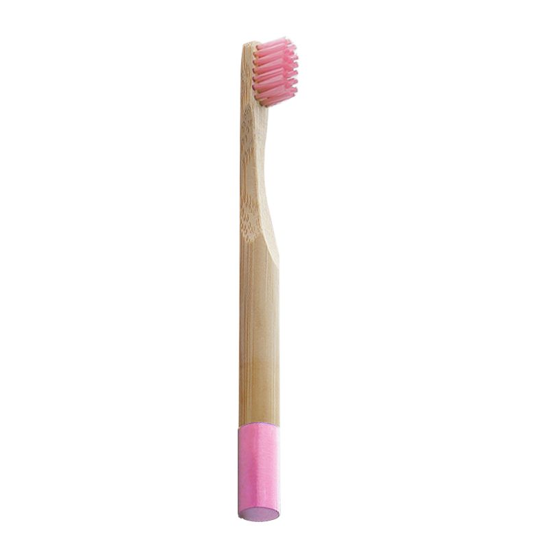 Toothbrus de bambu biodegradável personalizado para crianças