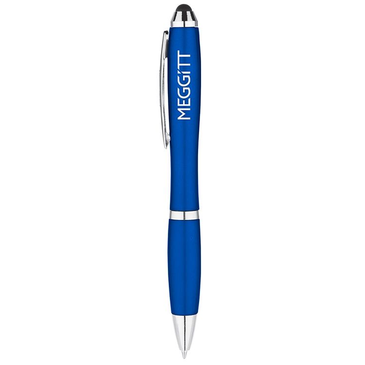 Combinação de caneta estilete metálica curvilínea personalizada