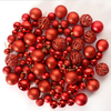 Enfeites de árvore de Natal com bolas / enfeites de plástico de 3 a 6 cm
