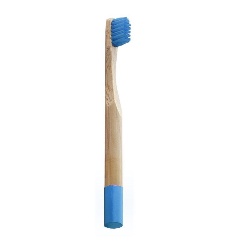 Escova de dentes de bambu biodegradável personalizada para crianças