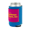 Resfriadores de latas de neoprene personalizados em cores com bolso
