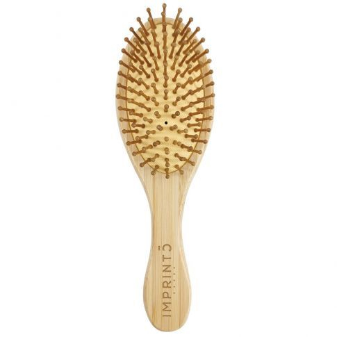 Escova de cabelo de massagem de bambu personalizada