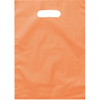 Saco de plástico promocional com alça pré-cortada fosco - 9,5 "w X 14 " h