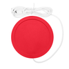 Almofada de aquecimento de caneca redonda personalizada USB Cup Aquecedor Coasters - 3,5 "dia