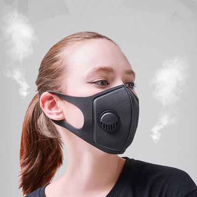 Máscara facial antipó reutilizável com cobertura completa para a boca