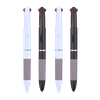 Três canetas personalizadas retráteis da tinta da cor