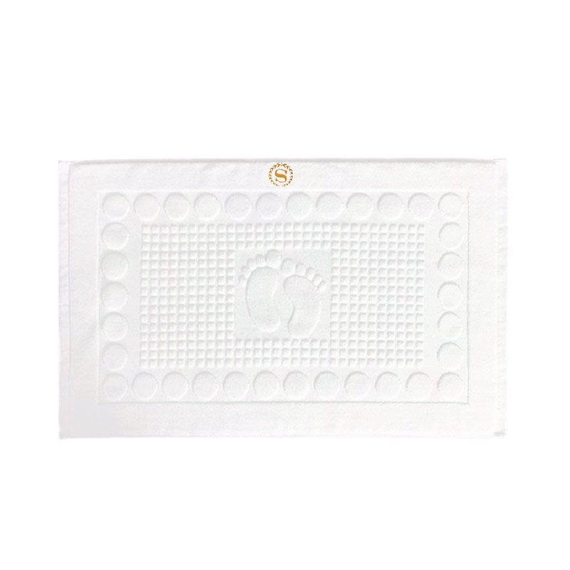 Tapete de toalhas de banho de algodão personalizado de hotel - 20 "x 31 "