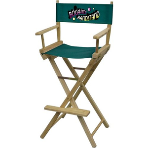 Cadeira para logotipo do diretor com altura de barra colorida